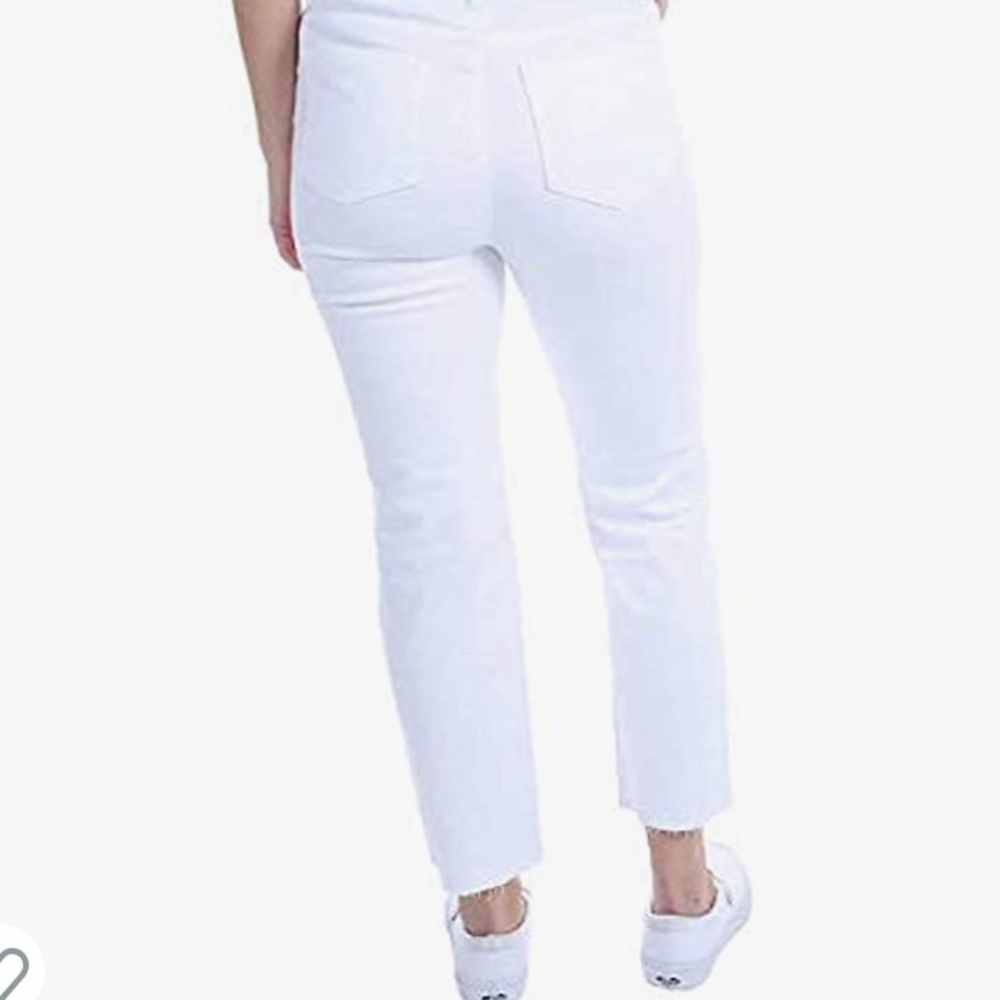 NWOT Kenneth Cole Ladies' Button Fly High Rise Straight Leg Comfort Stretch Jean